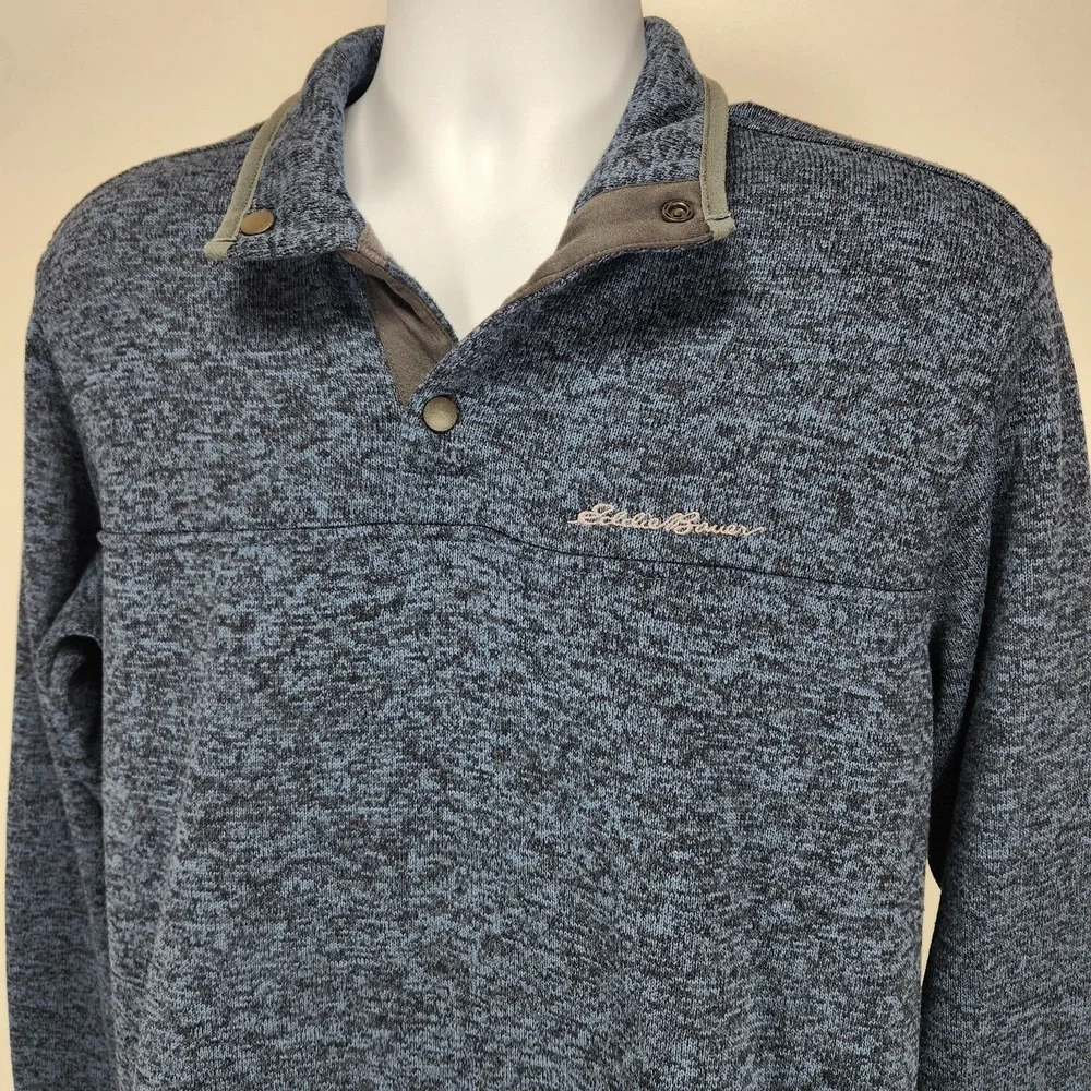 Eddie Bauer Fleece Lined‎ Mid-Weight Pullover Sweatshirt Men's Size L